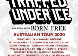 Trapped Under Ice Australian tour 2020